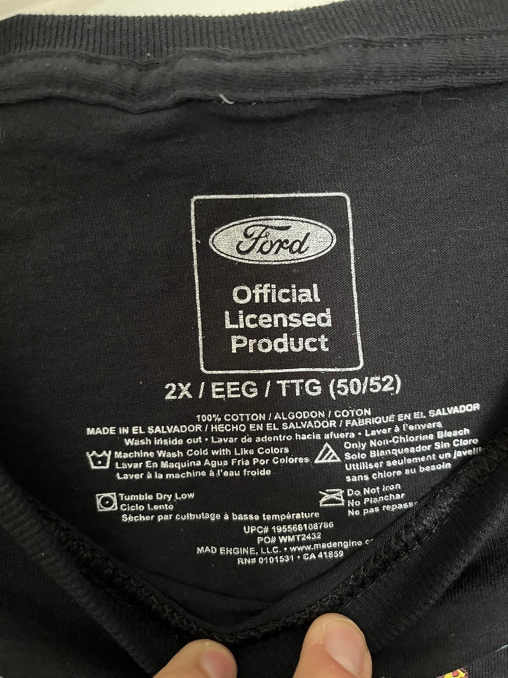 Ford Mustang Graphic Tee - 2XL - Picture 2 of 5